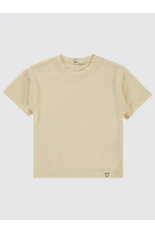 T-shirt garçon ivoire 2-5 ans - Lot