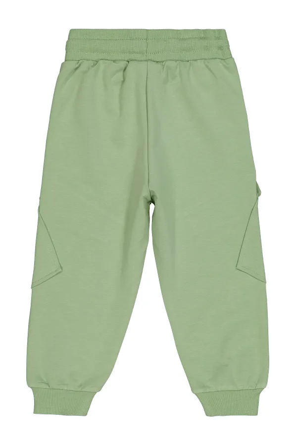 Pantalon de survêtement pour garçon, 2-5 ans, vert clair - Lot