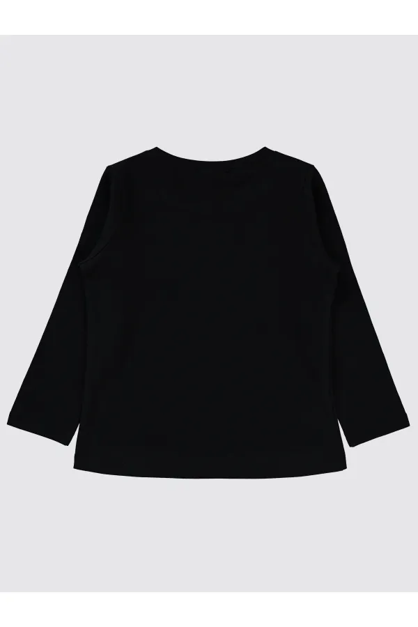 Sweat-shirt noir pour fille de 2 à 5 ans - Lot