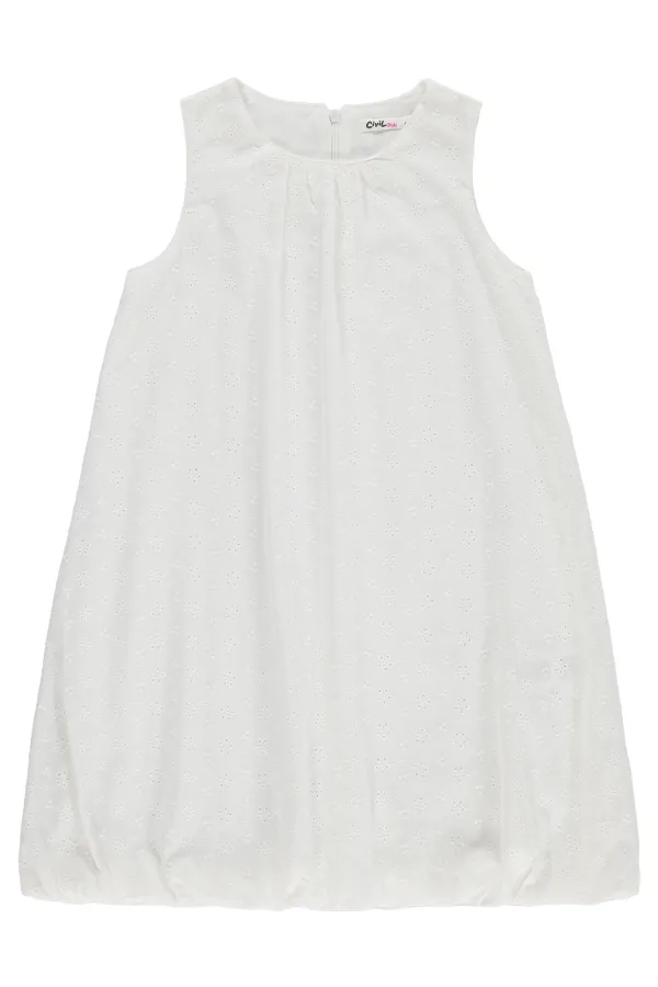 Combinaison et robe pour filles, 6-9 ans, blanc cassé - Emballage