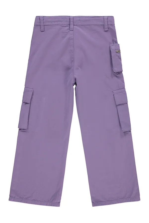 Girl's Trousers 6-9 Years Old Light Purple - Package