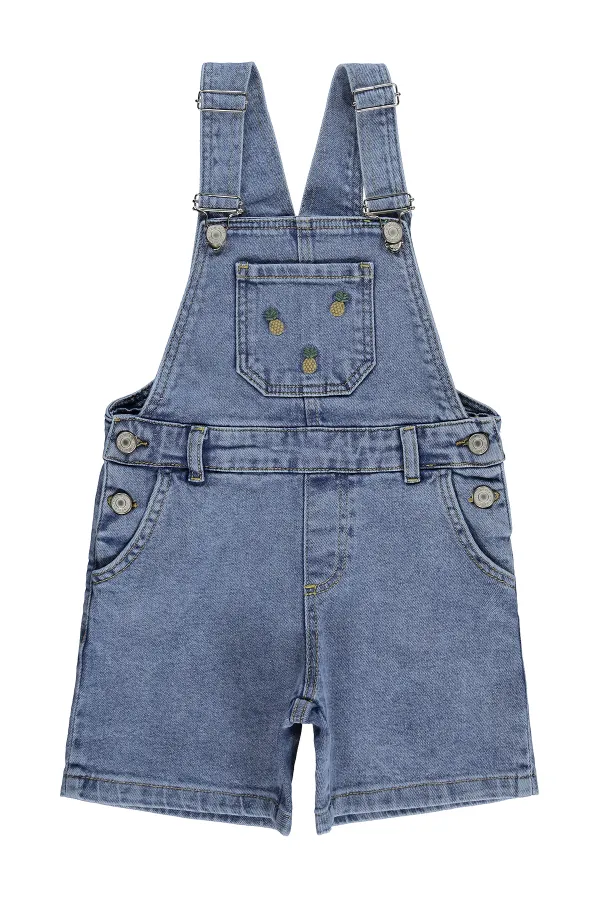 Kız Çocuk Slopet 6-9 Yaş Koyu Mavi - Paket