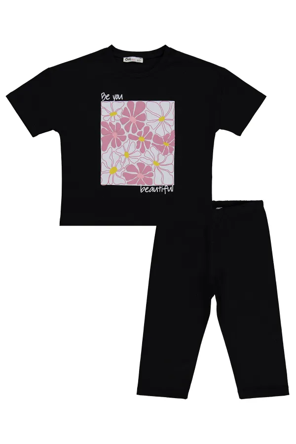 Kız Çocuk Takım 2-5 Yaş Siyah-Siyah - Paket