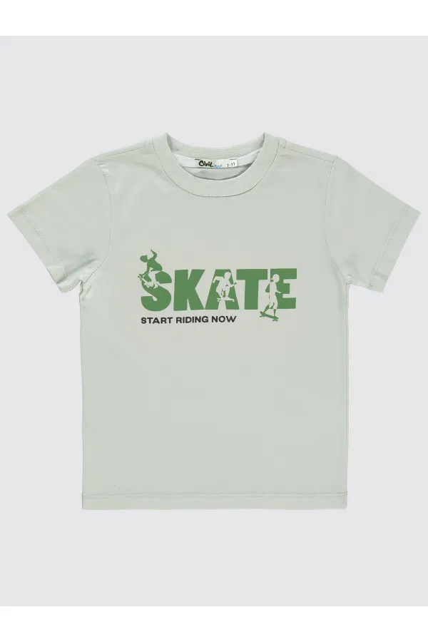 Chemise garçon 2-5 ans kaki clair - Emballage