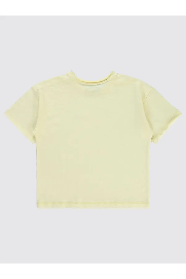 Boys T-Shirt 10-13 Years Old Light Yellow - Package