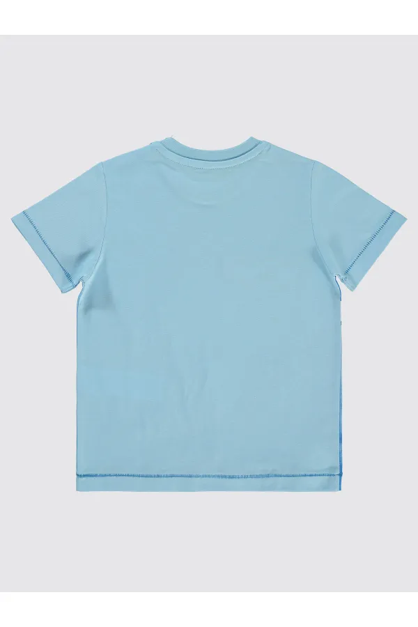 Boy T-Shirt 2-5 Years Blue - Pack