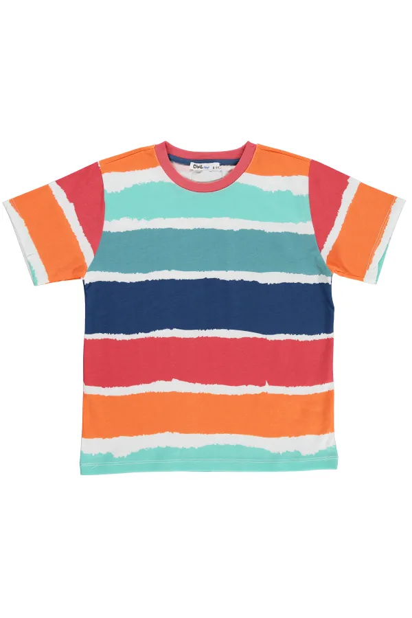 Erkek Çocuk Tişört 10-13 Yaş Kırık Beyaz - Paket