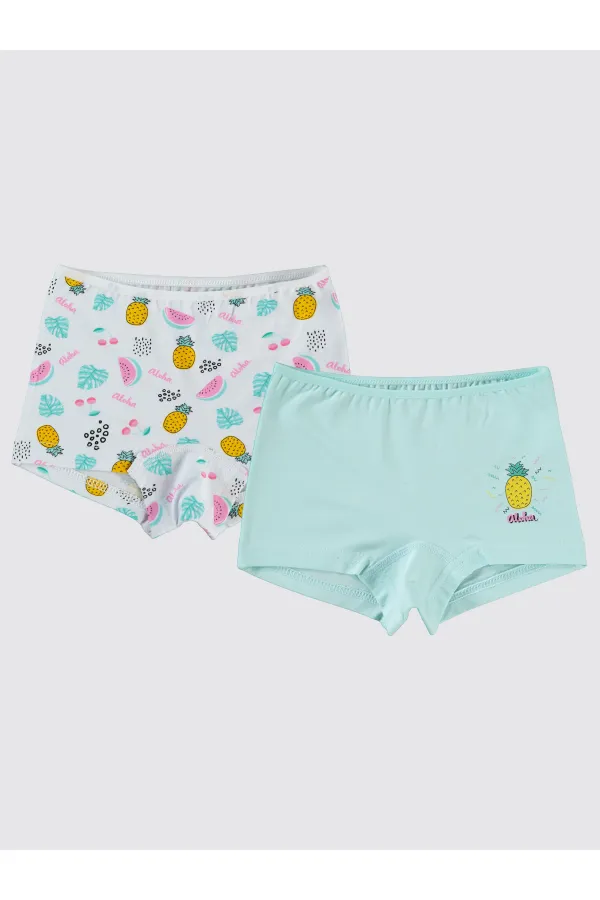 Kız Çocuk Boxer 2-9 Yaş Standart - Paket