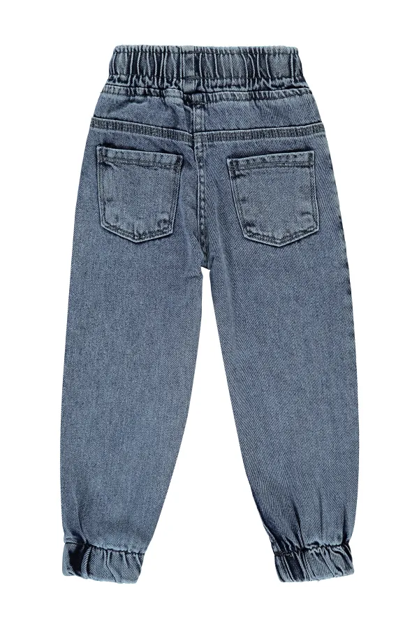 Pantalon bleu glacier pour fille (2-5 ans) - Lot