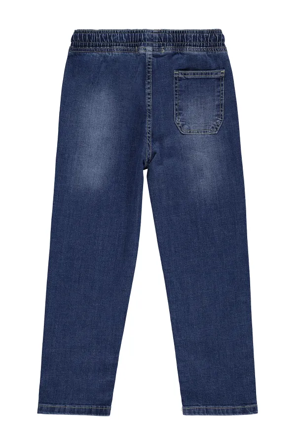 Pantalon garçon, 6-9 ans, bleu clair - Lot