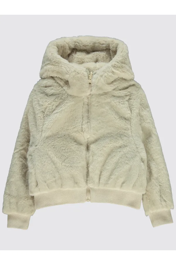 Kız Çocuk Mont 2-5 Yaş Bej - Paket