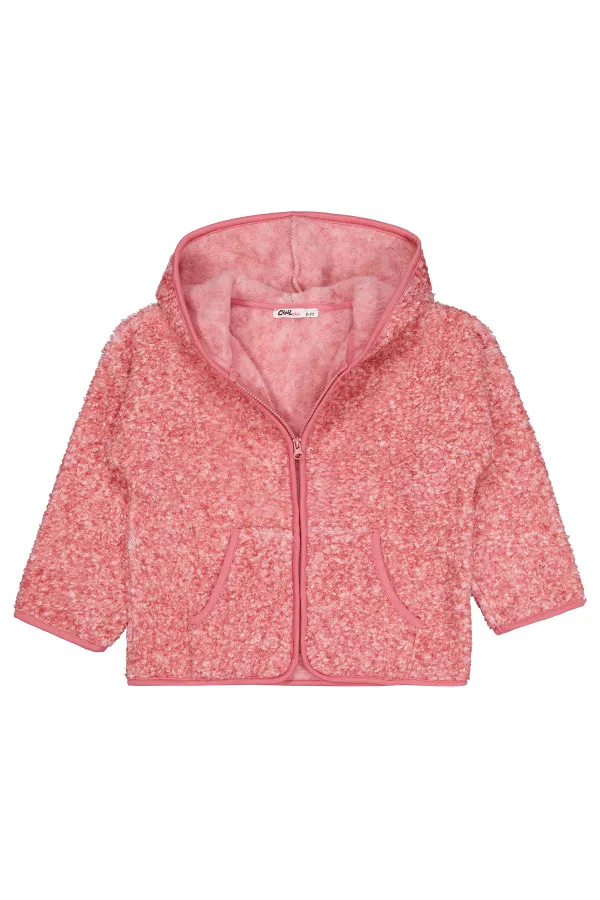 Kız Çocuk Hırka 6-9 Yaş Pembe - Paket