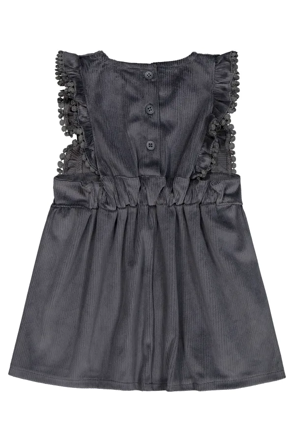 Ensemble body et robe bébé 0-24 mois gris foncé - Emballage