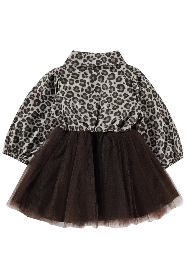 Bebek Jile ve Elbise 0-24 Ay Kahverengi - Paket