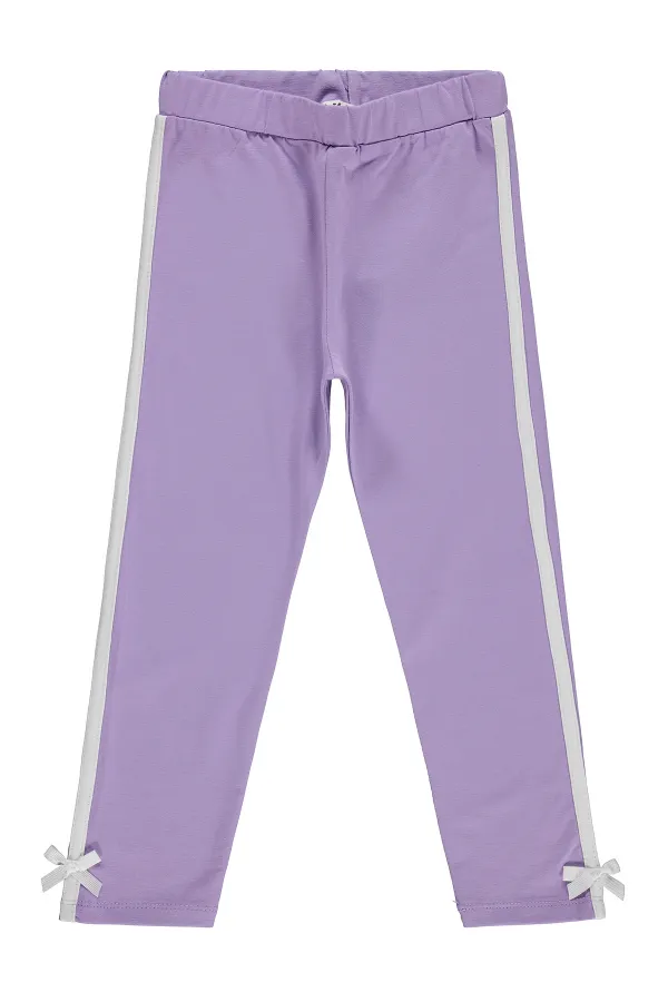Girls' Leggings, Years 6-9, Purple - Pack