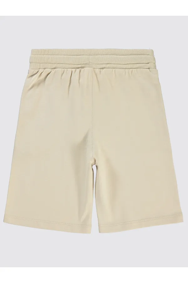 Erkek Çocuk Kapri 6-9 Yaş Taş Rengi - Paket