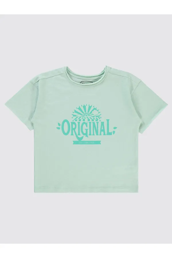 Erkek Çocuk Tişört 10-13 Yaş Su Yeşili - Paket