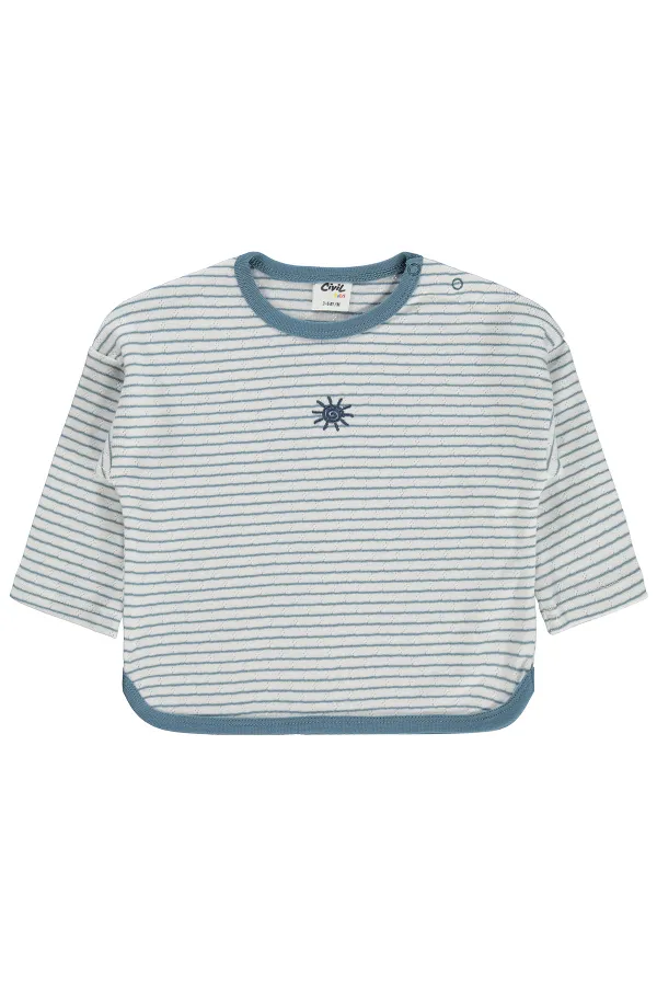 Bebek Sweatshirt 0-24 Ay Ekru - Paket