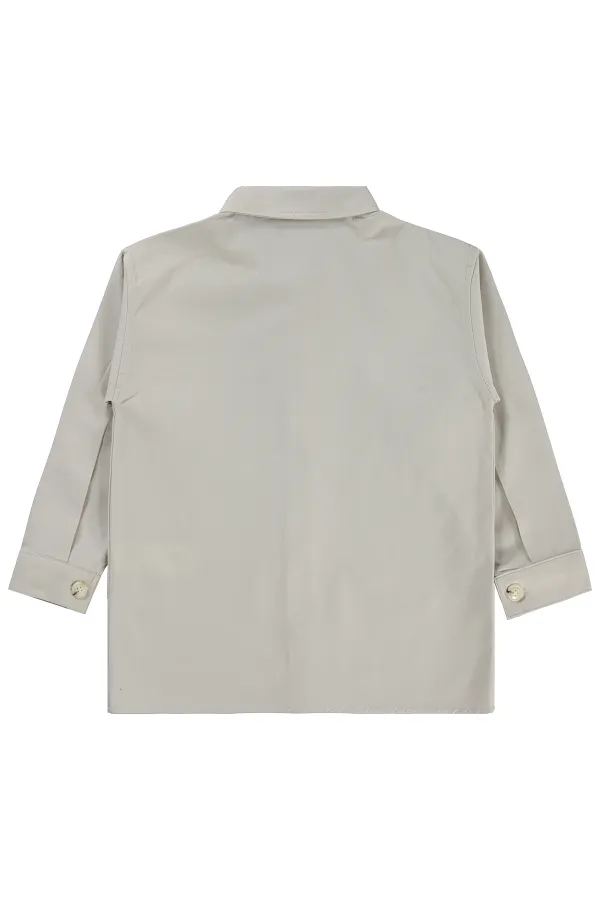 Erkek Çocuk Gömlek Set 10-13 Yaş Koyu Taş Rengi - Paket