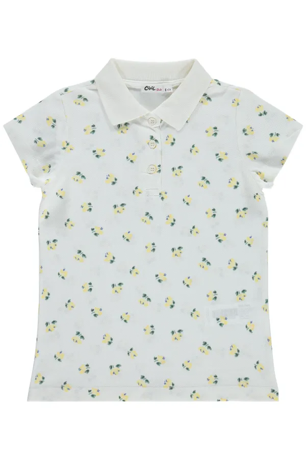 Kız Çocuk Tişört 10-13 Yaş Kırık Beyaz - Paket