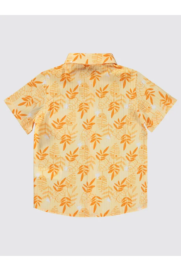 Boy Shirt 6-9 Years Orange - Package