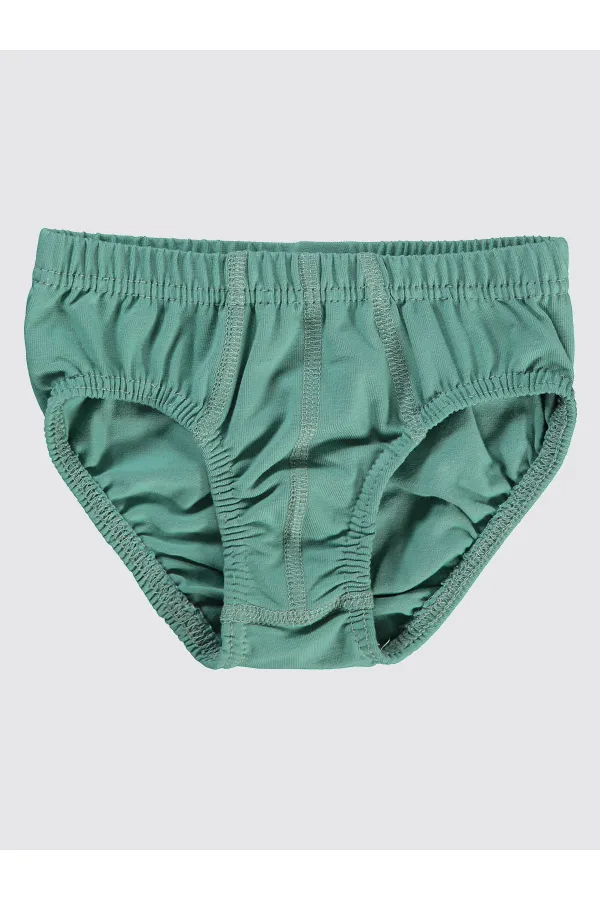 Culotte garçon moutarde-kaki - Paquet