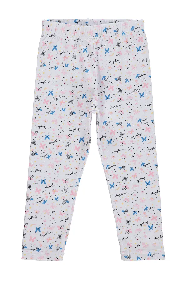Leggings pour filles, Km, 2-5 ans, blanc cassé - Lot