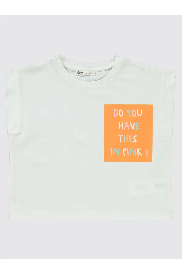 Kız Çocuk Takım 6-9 Yaş Ekru - Paket