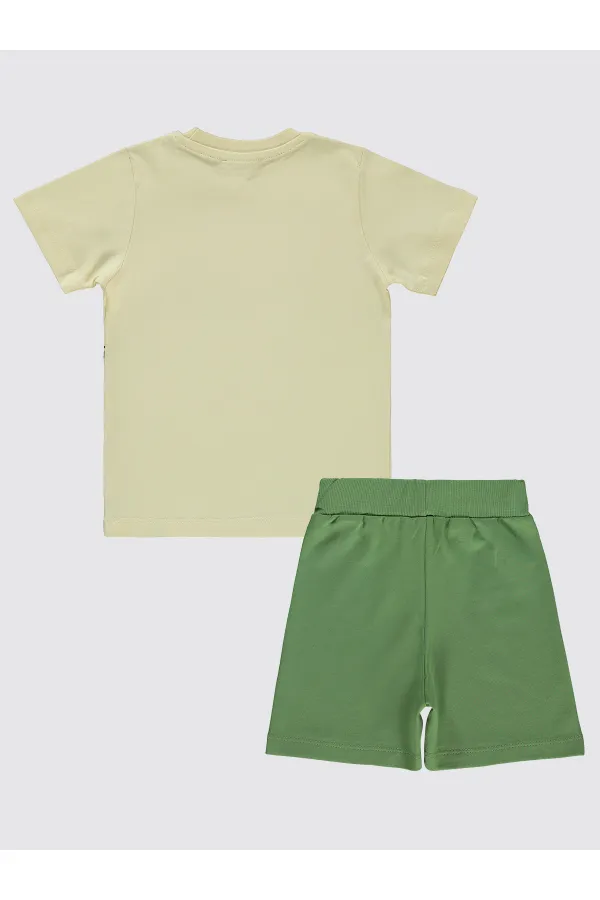 Ensemble pour garçon de 2 à 5 ans, couleur pierre - Emballage