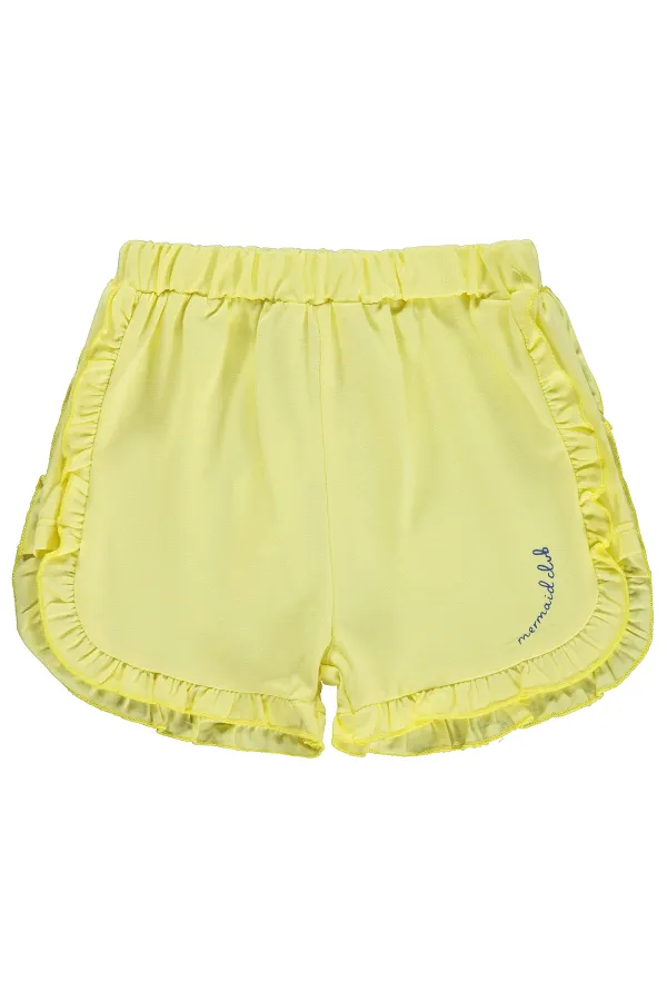 Bebek Şort 0-24 Ay Limon Sarısı - Paket