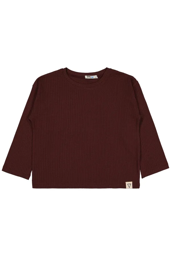 Boys Sweatshirt 10-13 Years Old Burgundy - Package