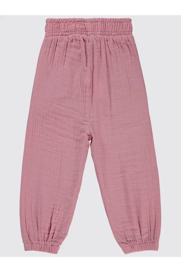 Girl Trousers 2-5 Years Old Dusty Rose - Package