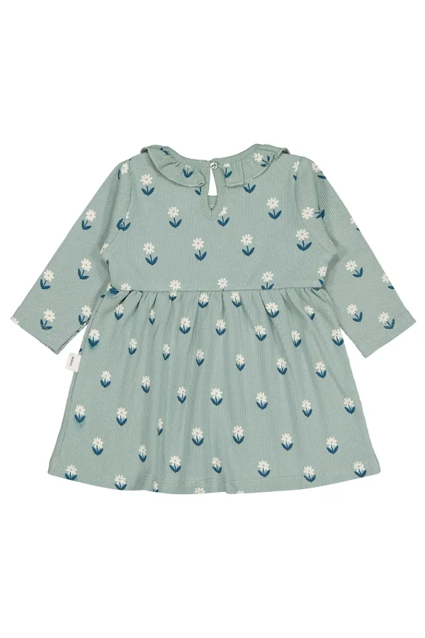 Bebek Jile ve Elbise 0-24 Ay Çağla Yeşili - Paket