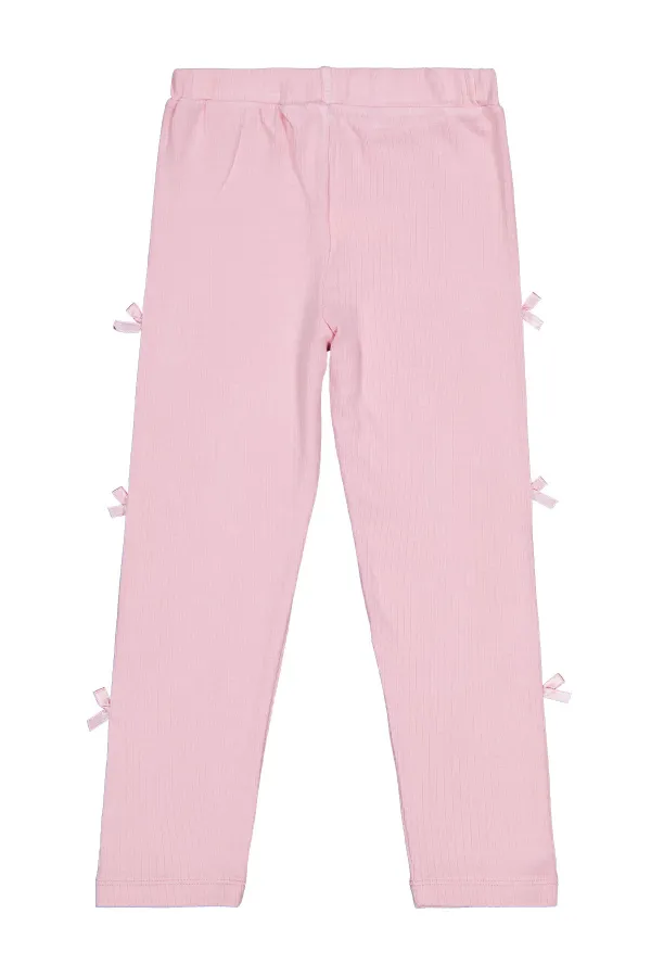 Collants pour filles de 6 à 9 ans, couleur poudre - Emballage