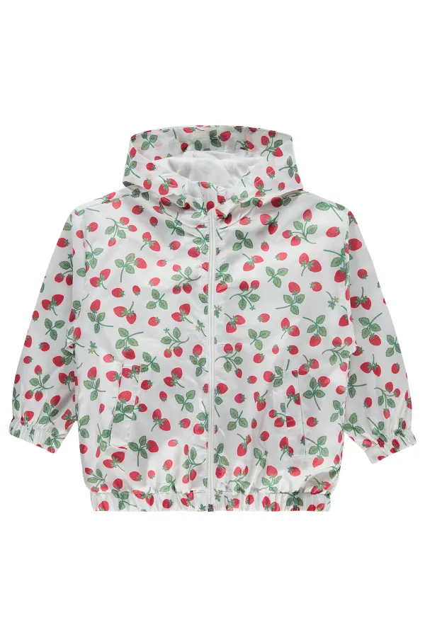 Kız Çocuk Yağmurluk 2-5 Yaş Ekru - Paket