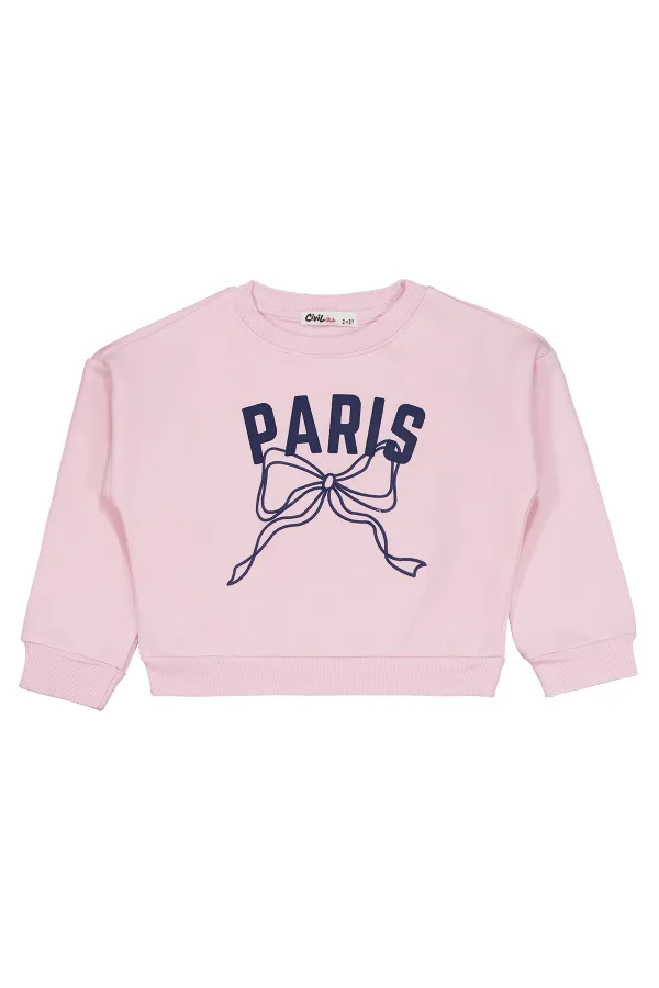 Ensemble de survêtement pour filles de 2 à 5 ans, couleur poudre - Emballage