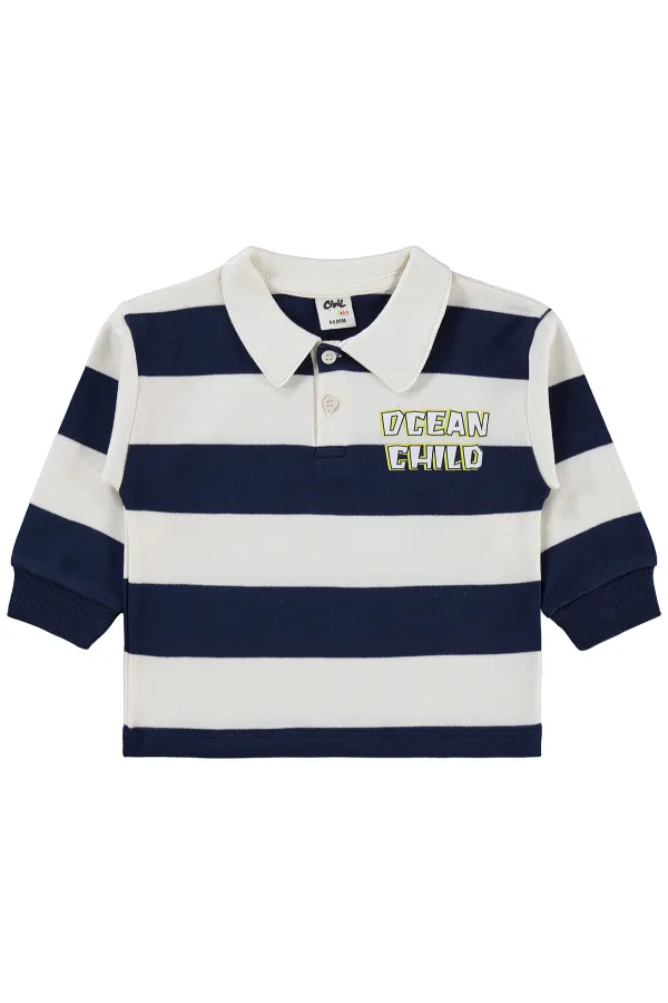 Bebek Sweatshirt 0-24 Ay Lacivert - Paket