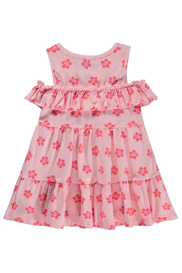 Ensemble combinaison et robe pour fille, 2-5 ans, rose - Emballage