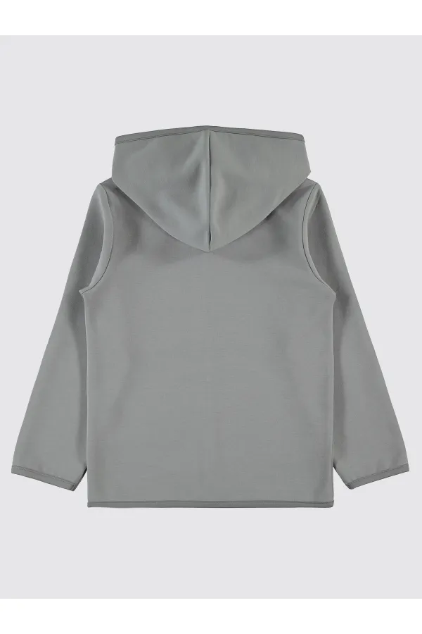 Gilet garçon gris 10-13 ans - Emballage