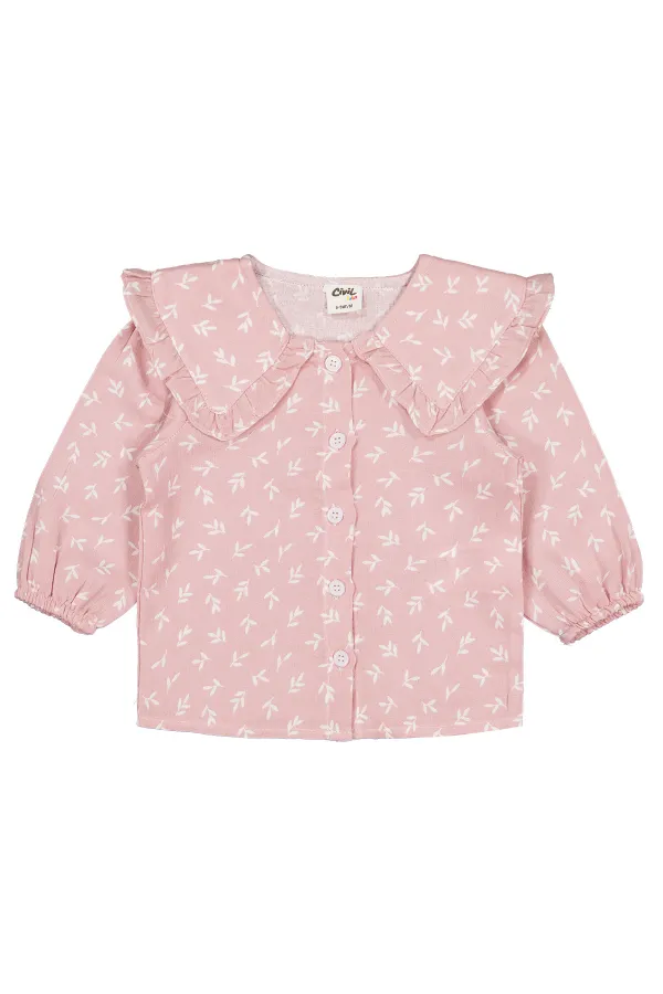 Bebek Gömlek 0-24 Ay Soft Gül Kurusu - Paket