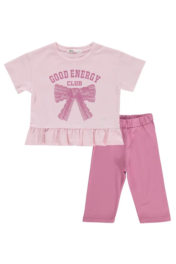 Girls' Team Set 2-5 Years Powder Pink - Pack