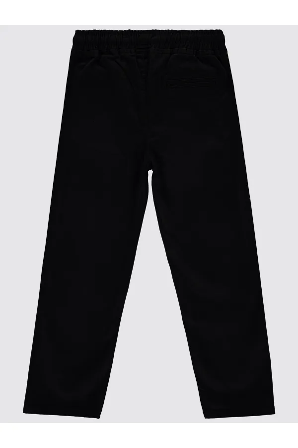 Erkek Çocuk Pantolon 10-13 Yaş Siyah - Paket