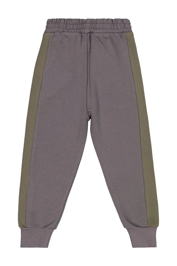 Bas de survêtement kaki pour garçon de 6 à 9 ans - Lot