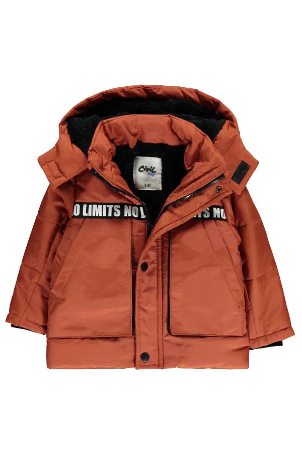 Boys Coat 2-5 Years Dark Copper - Package Civil