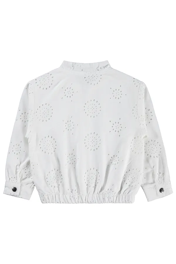 Kız Çocuk Ceket 10-13 Yaş Kırık Beyaz - Paket