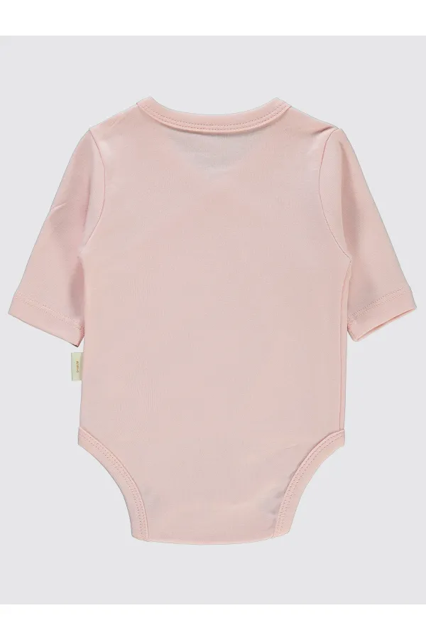 Bebek Çıtçıtlı Badi 0-24 Ay Pembe - Paket