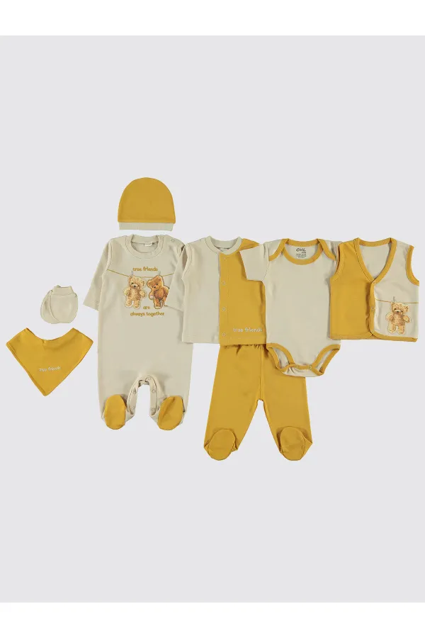 Ensemble de body bébé 0-24 mois kaki - Emballage