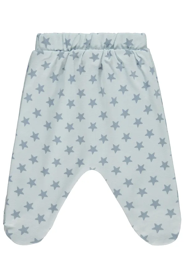 Combinaison bébé simple pour bébé de 0 à 24 mois, bleu glacier - Lot