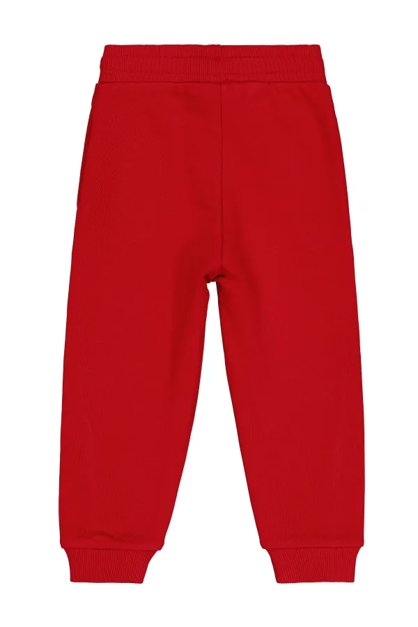 Bas de survêtement rouge pour garçon de 2 à 5 ans - Lot