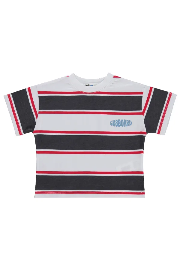T-shirt garçon, 2-5 ans, blanc - Lot